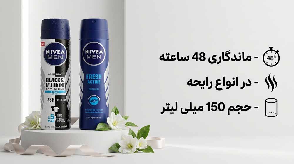 اسپری ضد تعریق مردانه نیوا